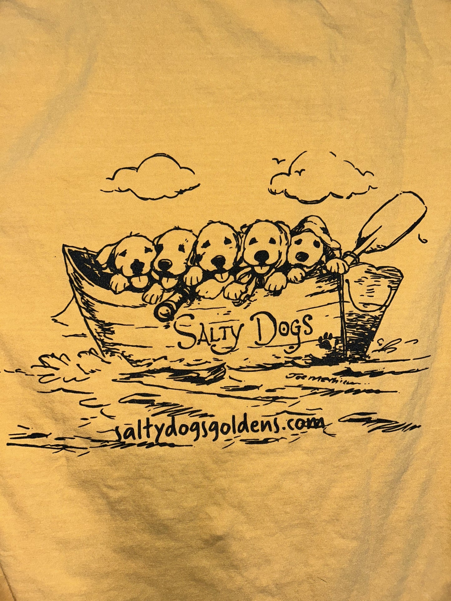 Salty Dogs Shirt - Mustard